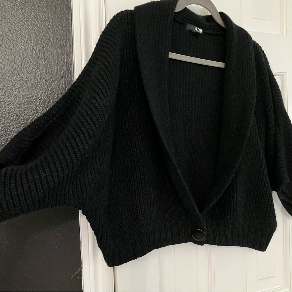 a.n.a Black kimono style cardigan, 1x - Picture 6 of 6